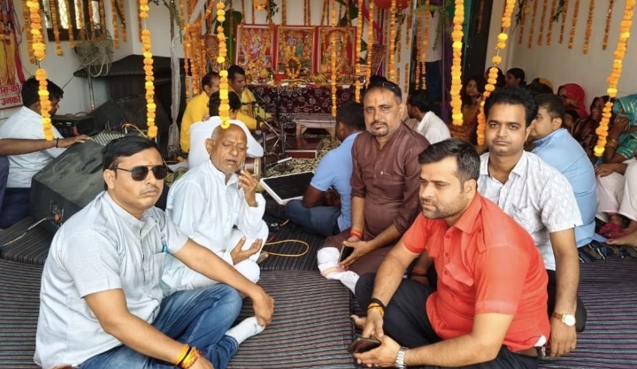 सुन्दर काण्ड पाठ के साथ विशाल भंडारे का हुआ आयोजन