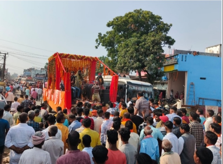 हनुमान जयंती पर निकली शोभायात्रा,117 सालों मनाया जाता है हनुमान जयंती